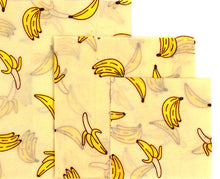 Load image into Gallery viewer, Reusable Beeswax Cloth Wrap Food Fresh Bag Lid Cover Stretch Lid Jungle Party Bees wax wrap plastic wrap