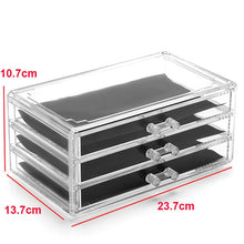 Load image into Gallery viewer, M 12 grids gray ring  storage trays high quality grey velvet jewelry ring display storage tray C171-2