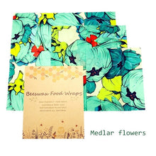 Load image into Gallery viewer, Eco Friendly Reusable Food Wraps Sustainable Plastic Free Food Storage Organic Beeswax Wrap Cling Wrap Replacement for Sandwich