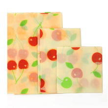 Load image into Gallery viewer, Reusable Beeswax Cloth Wrap Food Fresh Bag Lid Cover Stretch Lid Jungle Party Bees wax wrap plastic wrap