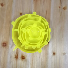 Load image into Gallery viewer, 6 pack Smile Silicone Fresh-keeping Lids Plastic Wrap Bowl Cover Fresh Cover Stretch Cover Elastic Seal Cover