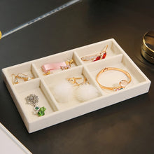 Load image into Gallery viewer, M 12 grids gray ring  storage trays high quality grey velvet jewelry ring display storage tray C171-2